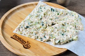 Рулет из лаваша с икрой минтая