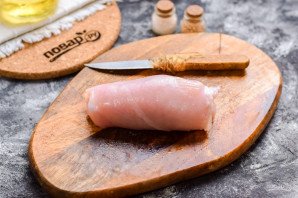 Рулеты из индейки с овощами