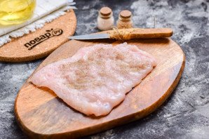 Рулеты из индейки с овощами