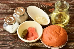 Рыбный бургер