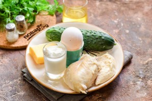 Салат "Фазан" с курицей Салат "Фазан" с курицей