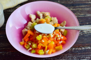 Салат "Фитнес" с курицей Салат "Фитнес" с курицей