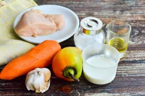 Салат "Фитнес" с курицей Салат "Фитнес" с курицей