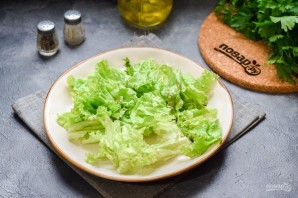 Салат с куриной печенью и авокадо Салат с куриной печенью и авокадо