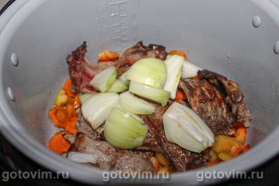 Шурпа из свиных ребрышек в мультиварке Шурпа из свиных ребрышек в мультиварке