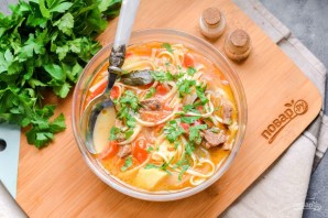 Шурпа с телятиной