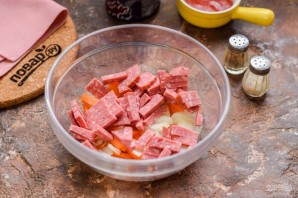 Солянка в микроволновке