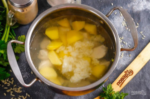 Суп с индейкой