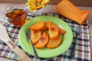 Тыква запеченная в рукаве