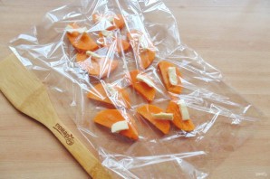 Тыква запеченная в рукаве