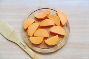 Тыква запеченная в рукаве