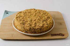 Вегетарианский медовик