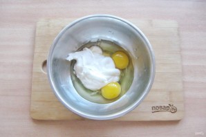 Заливной пирог с курицей и капустой