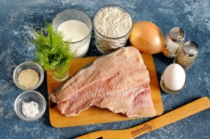 Заливной пирог с рыбой ПП