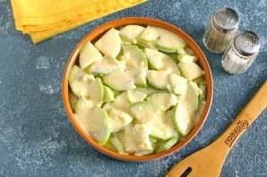 Заливные кабачки