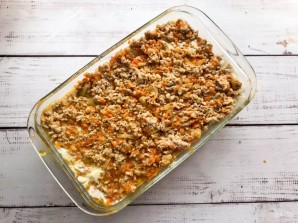 Запеканка с фаршем, капустой и картофелем Запеканка с фаршем, капустой и картофелем