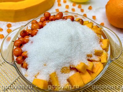 Ароматное варенье из тыквы с облепихой Ароматное варенье из тыквы с облепихой