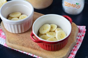 Банановый пудинг без выпечки