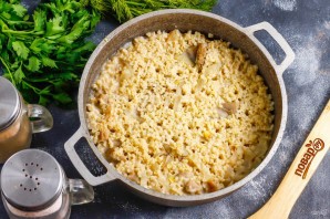 Баранина с пшеном