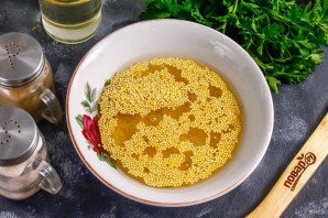 Баранина с пшеном