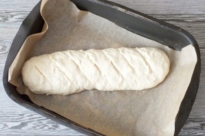 Бездрожжевой батон