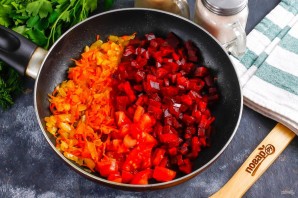 Борщ из гусятины