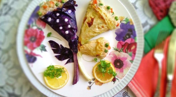 Букет из голубцов, пошаговый рецепт с фото