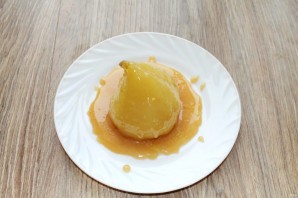 Десерт из груши в микроволновке