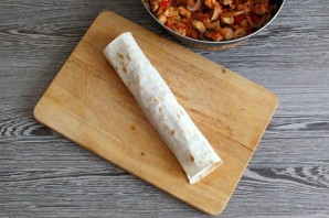 Энчиладос с курицей в лаваше