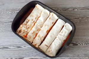 Энчиладос с курицей в лаваше