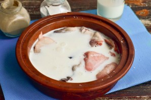 Горбуша в молоке в духовке Горбуша в молоке в духовке