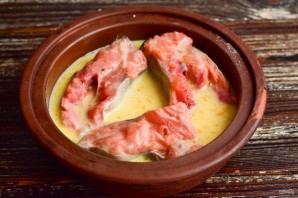 Горбуша в омлете в духовке Горбуша в омлете в духовке