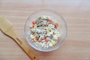 Кальмары с баклажанами