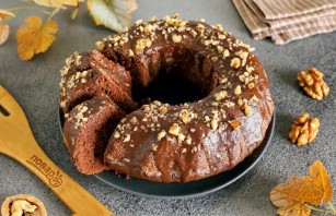 Кекс с горьким шоколадом