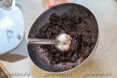 Кисель из варенья из черноплодной рябины с яблоками