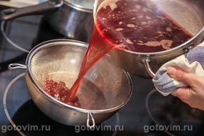 Кисель из варенья из черноплодной рябины с яблоками