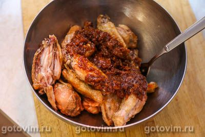 Куриные крылышки в соусе барбекю Куриные крылышки в соусе барбекю