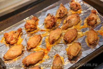 Куриные крылышки в соусе барбекю Куриные крылышки в соусе барбекю