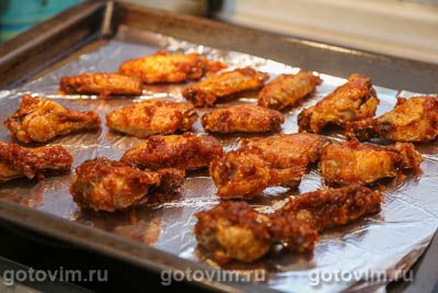 Куриные крылышки в соусе барбекю Куриные крылышки в соусе барбекю