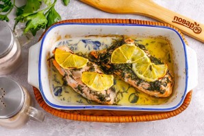 Лосось по-шведски