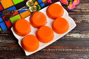 Морковное желе Морковное желе