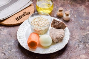 Овсяная каша с мясом Овсяная каша с мясом