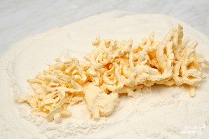 Пирог с сыром и мясом Пирог с сыром и мясом