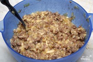 Пирог с сыром и мясом Пирог с сыром и мясом