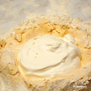 Пирог с сыром и мясом Пирог с сыром и мясом