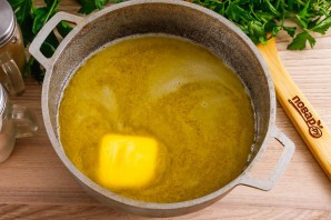 Профитроли с креветками