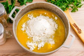 Профитроли с креветками