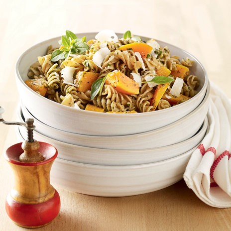 Рецепт фузилли с тыквой и песто Рецепт фузилли с тыквой и песто