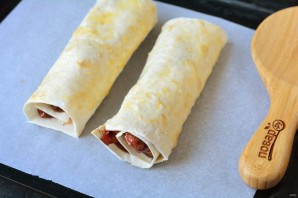 Рулет из лаваша с вареньем