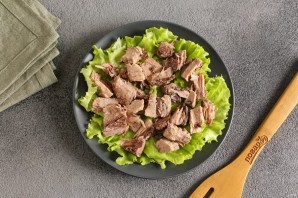 Рыбный диетический салат